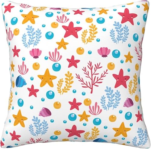 Aimeryup Throw Pillow Covers 20x20 Inch Sea Star Animals Decorative Pillow Covers Cushion Covers cojines decorativos para sala Pillow Cases Cute disponible en Yaxa Colombia
