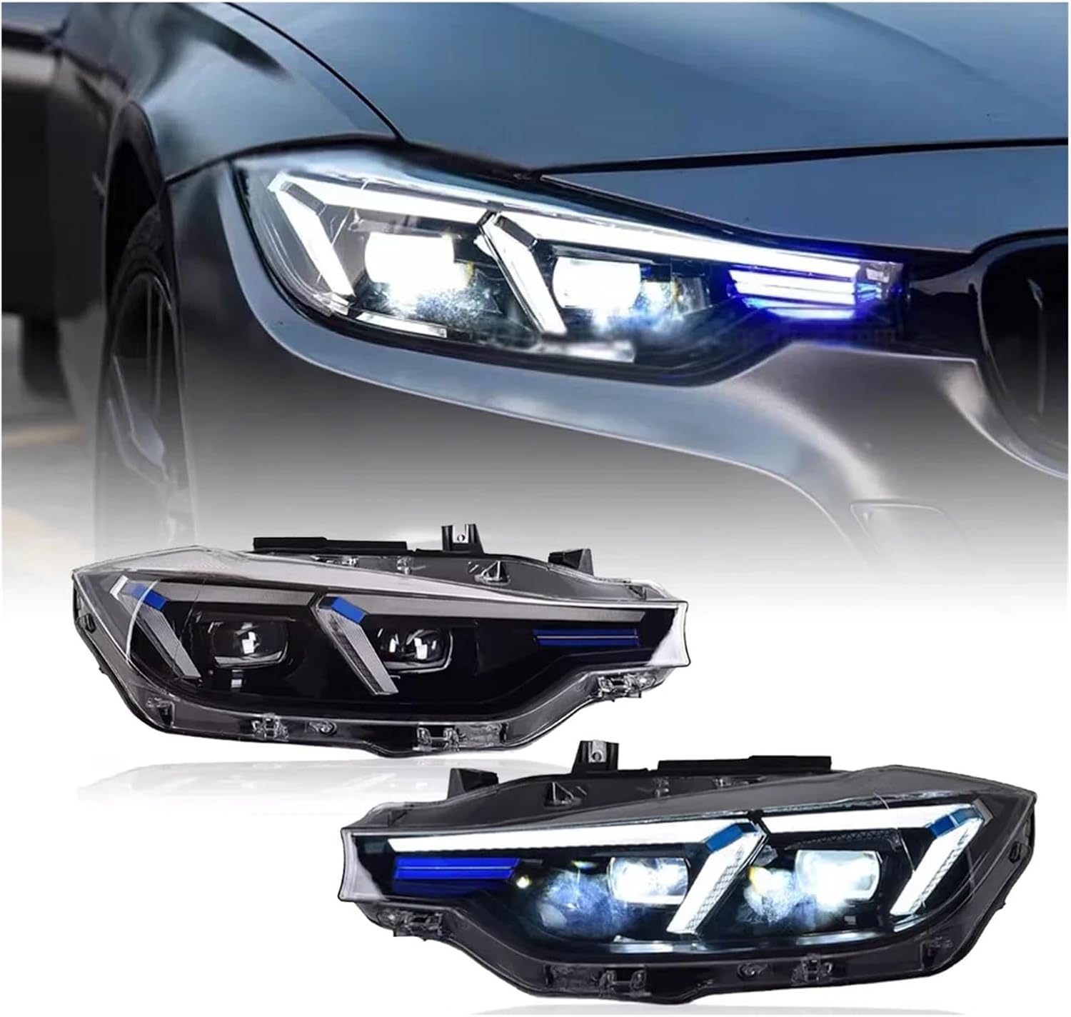 Compatible For BMW F30 Headlights Projector Lens F35 Front Lamps 318i 320i 325i 328i 330i 335i Auto Parts