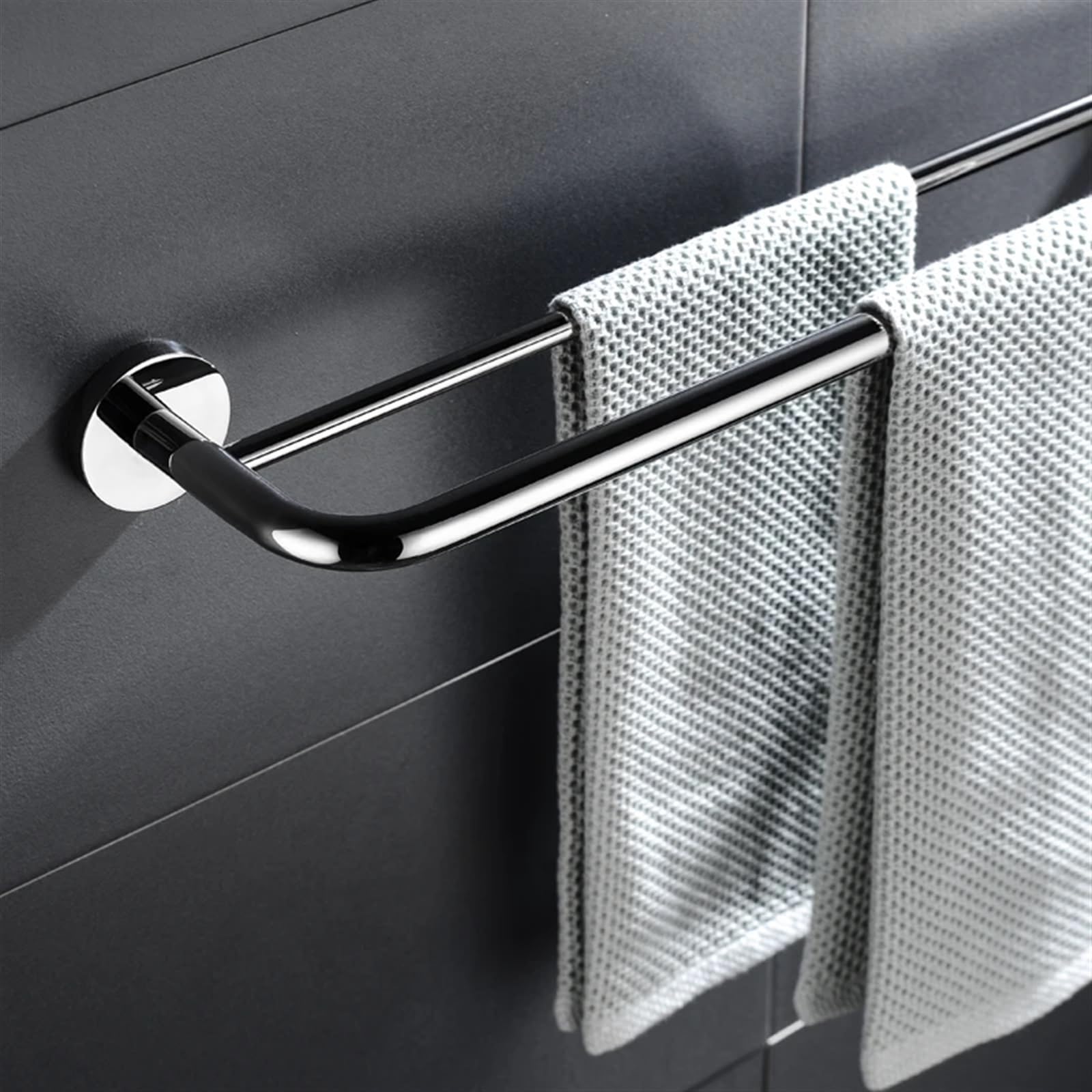 Toallero Double Towel Bar 24'' Stainless Steel Bath Towel Rack For Bathroom, SUS304 Chrome Towel Holder Wall Mount para BañO Y Cocina(1 PCS)