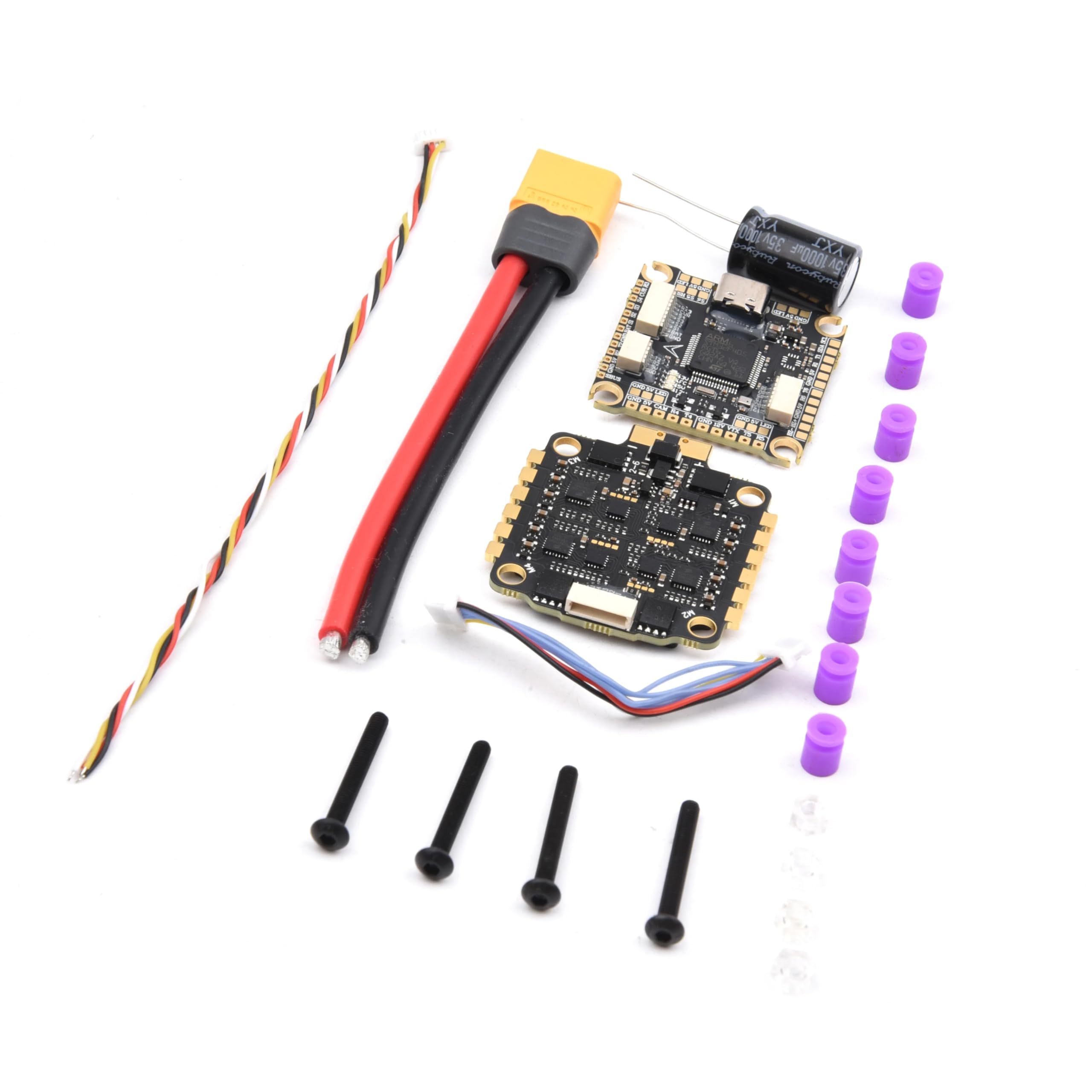 Accesorios de juguete F7 F722 / F4 F405 Control de vuelo 3-6S y 60A 4IN1 ESC Stack compatible con Mark4 APEX XL 5 pulgadas 7 pulgadas 8 pulgadas 9 pulgadas 10 pulgadas FPV Frame Drone(F4 and 60A ESC)