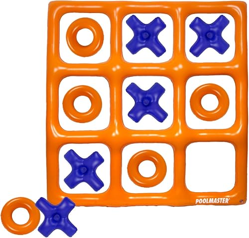 Poolmaster Juego flotante gigante de Tic Tac Toe para piscina y patio trasero