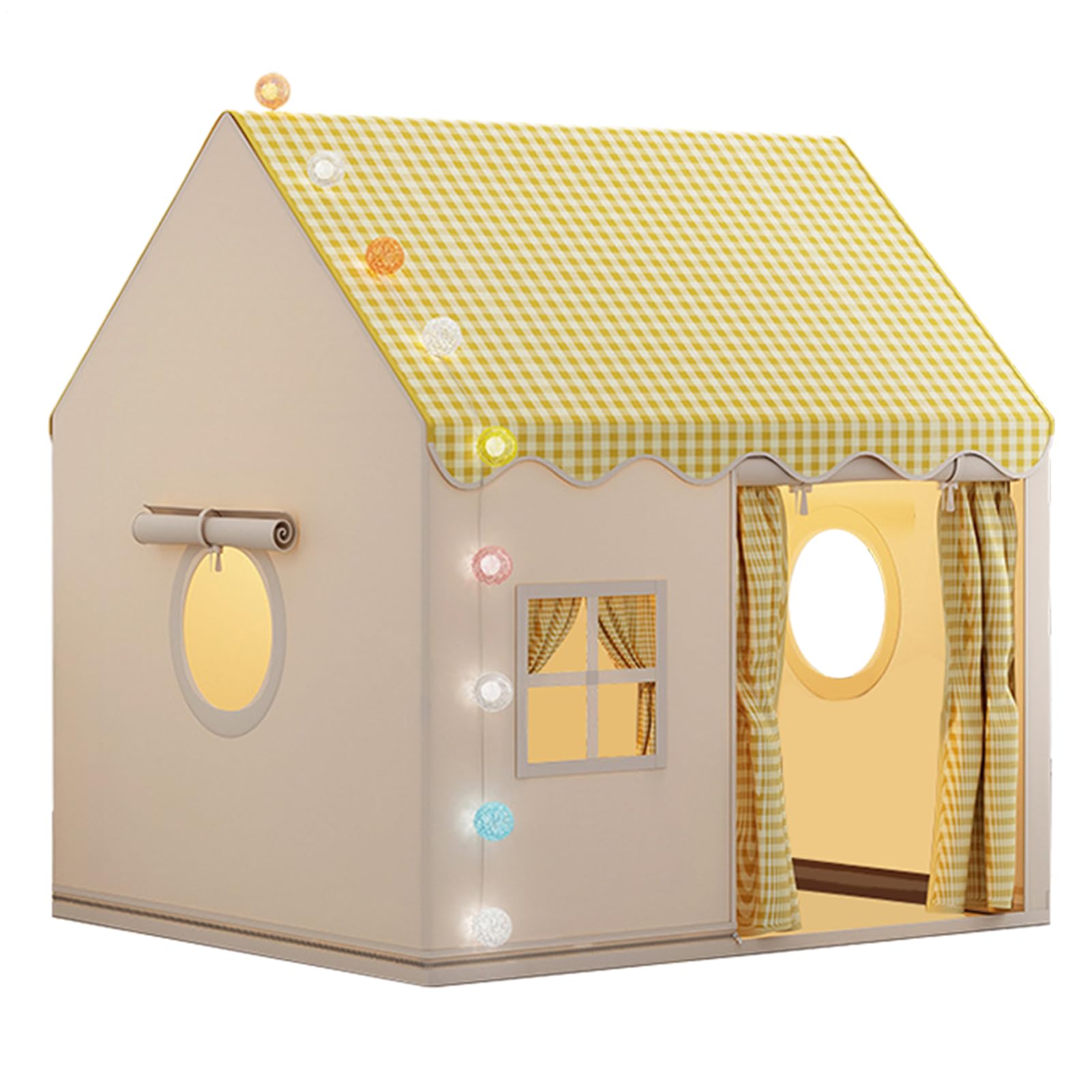 Playhouse Kids Indoor - Spielezelt | Kinderzelt, Bettspiel Geheimes Basis, Große Raum Kinder Nach Hause Für Innenseite, Großes Spielhaus, Dekorativ Und Geeignet Für Innen- Und Outdoor -Jungenjunge Mäd