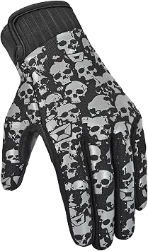 cortech Standard Issue Skull Motorcycle Gloves