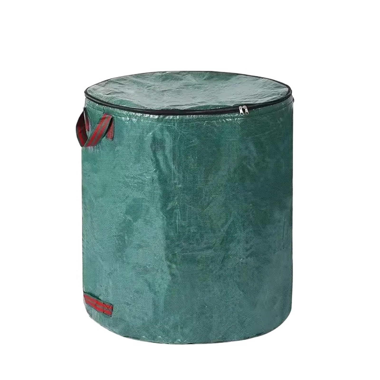 Sacco da giardino 120-500 litri con coperchio pieghevole Collezione di foglie Pattumiera Riutilizzabile Foglie cadute Stoccaggio all'aperto(With Lid,272L)