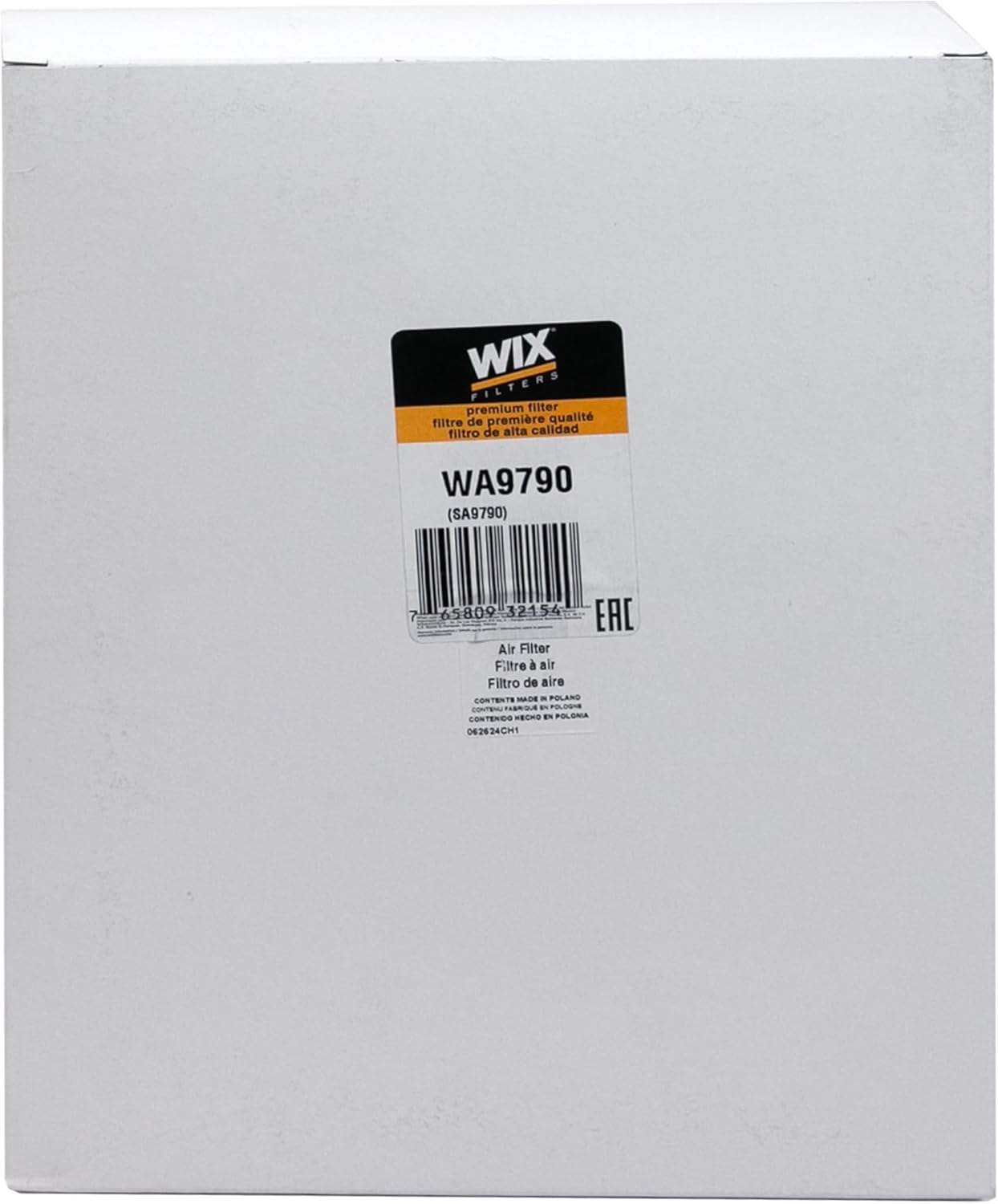 WIX WA9790 Engine Air Filter Compatible With Mazda CX-9 (16-17)