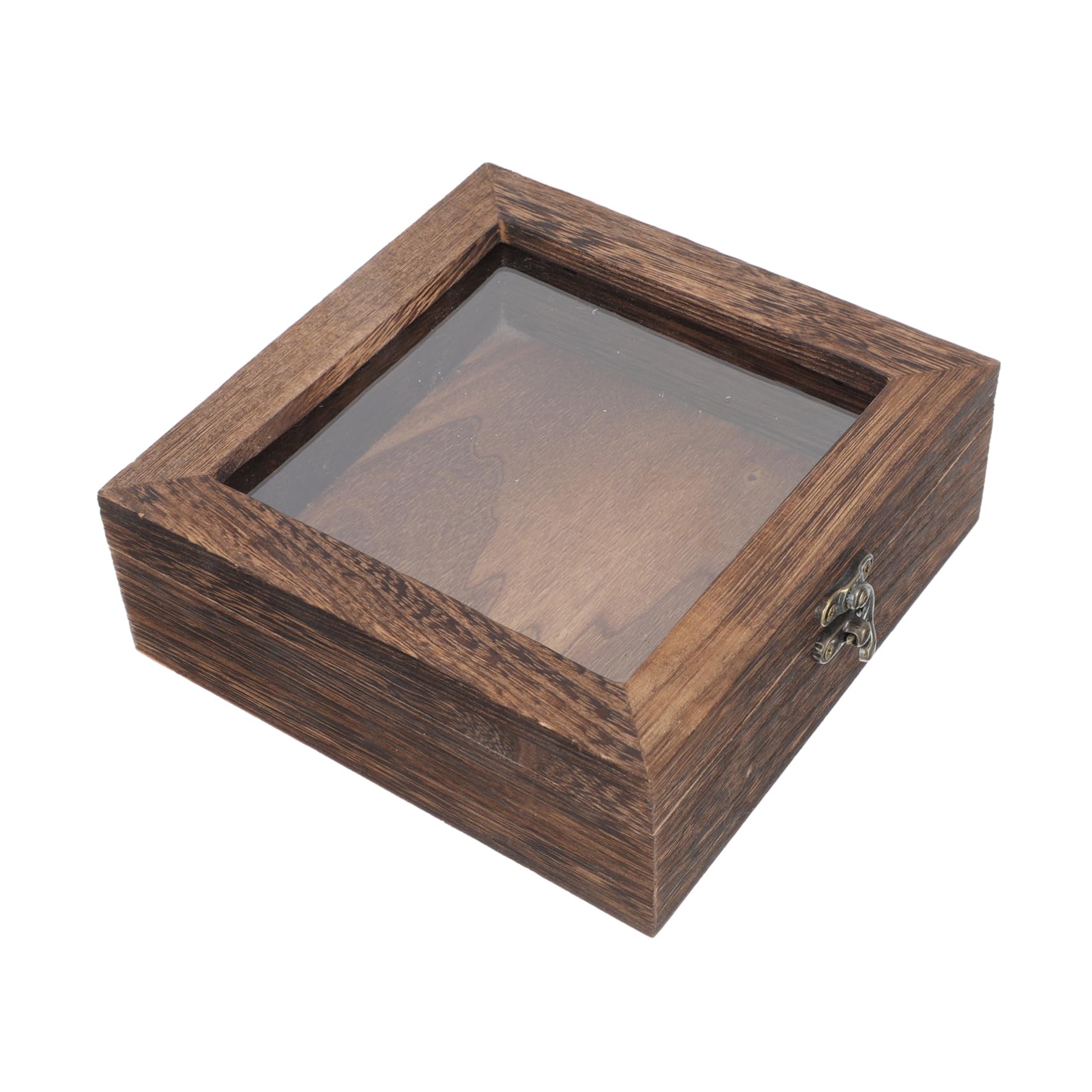 FOMIYES Butterfly Specimen Box Rustic Lidded Wooden Case Large Specimen Container Acrylic Cover for Easy Viewing