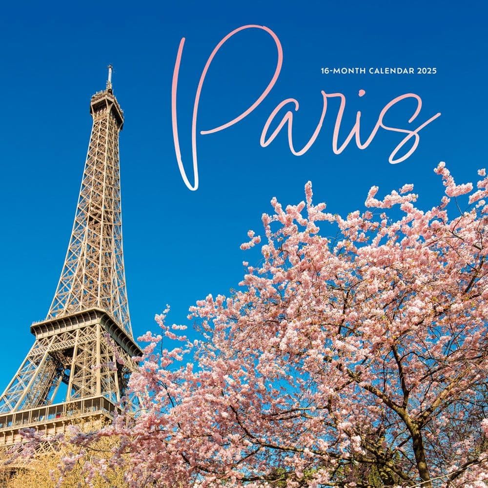 Carousel Calendars, Paris 2025 Wall Calendar