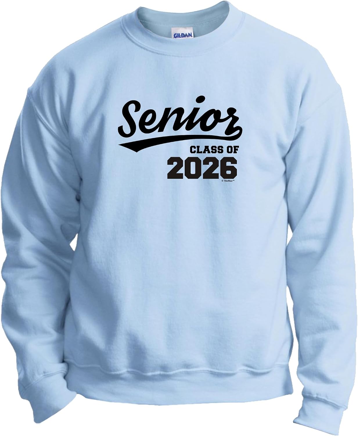 ThisWear 2026 Grad Gifts Senior Class of 2026 Graduation Crewneck Sweatshirt