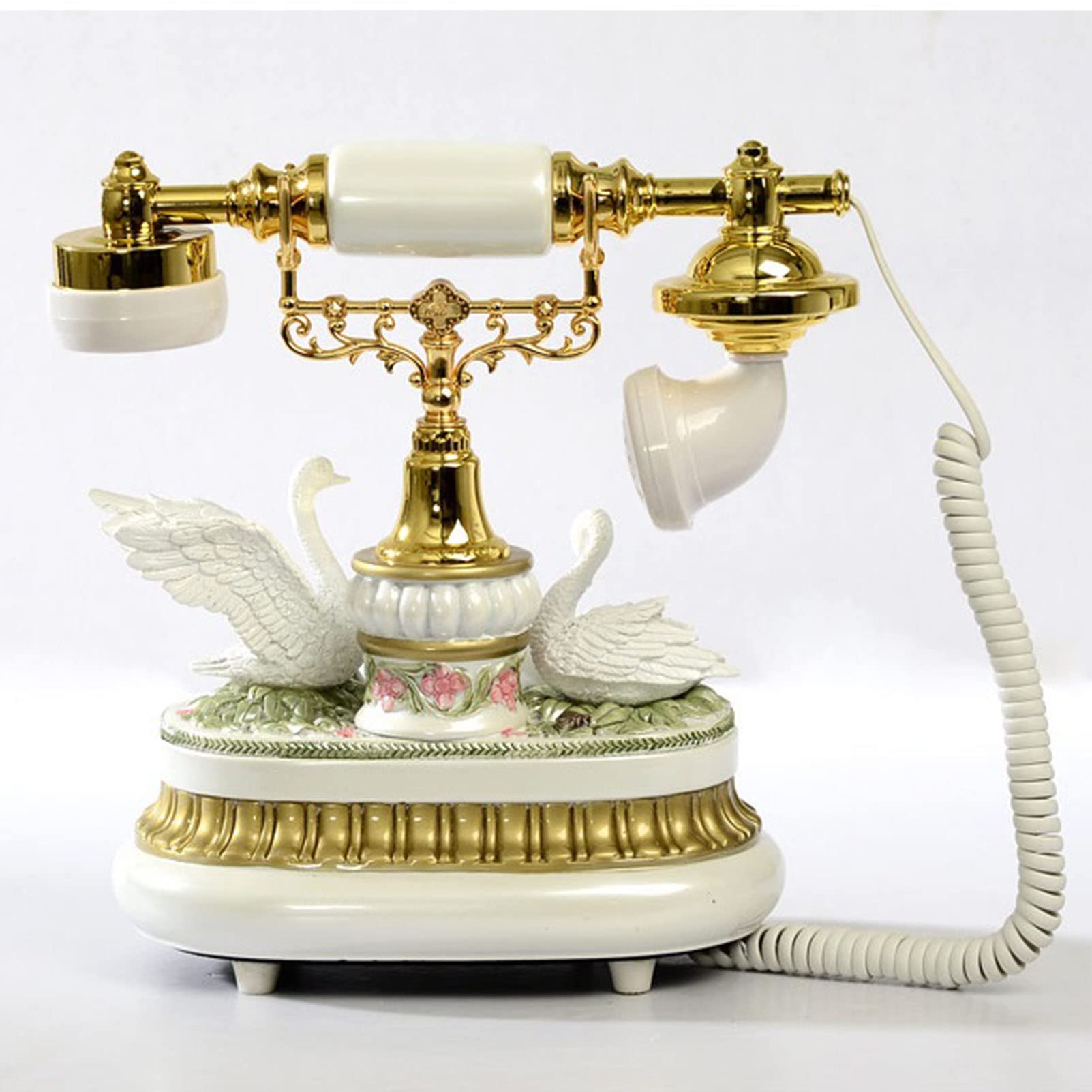Telefono retrò Telefono Fisso Vintage con Filo Telefono Vecchio Stile per la casa in Stile Europeo con suonerie retrò