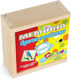Carlu Brinquedos Memória Figuras E Palavras