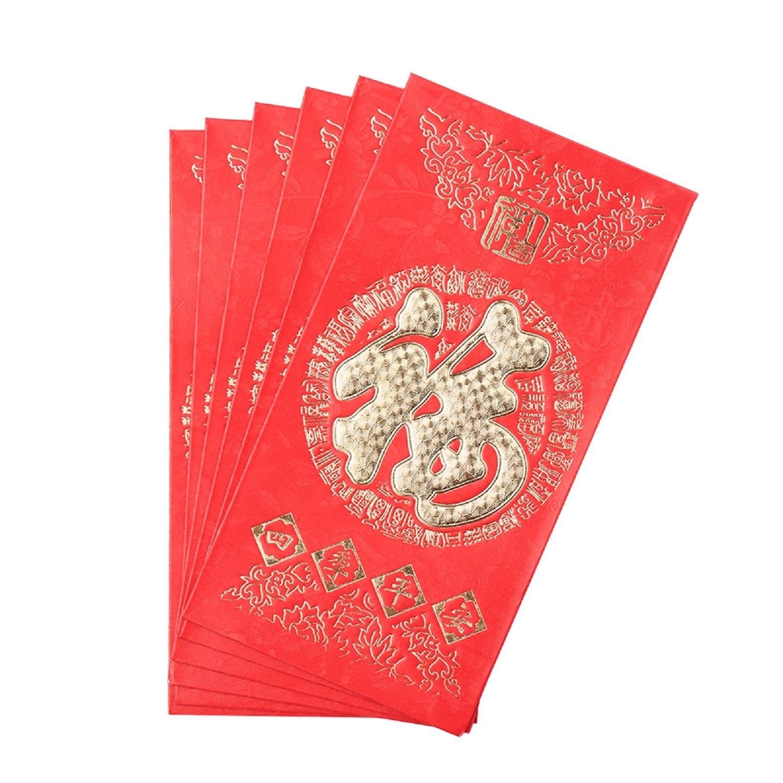 Generic 2021 Chinese New Year Red Chinese Zodiac Year of e Ox Cartoon Image Spring Festival Red Pa et Money s Bao Pa of 6 |-image-39