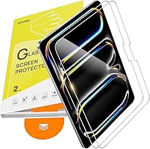 SPARIN 2 Pack Screen Protector for iPad Pro 13-inch M5/M4 (2025 & 2024 Version), Tempered Glass with Easy Application Tray, Case Compatible, Anti-Scratches, High Definition