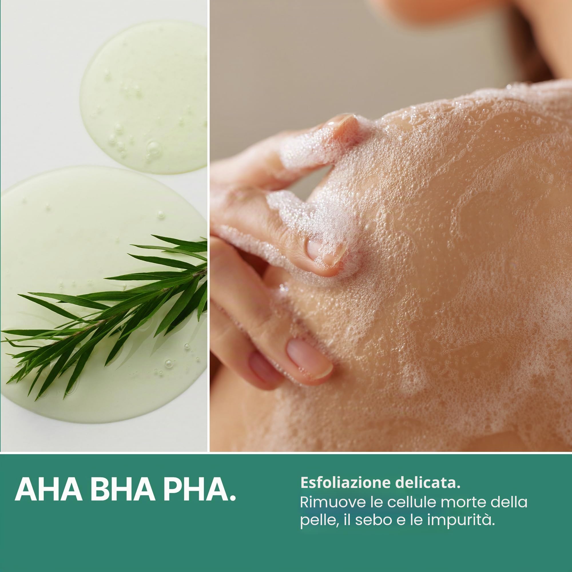 SOME BY MI AHA BHA PHA 30 Days Miracle Acne Clear Body Cleanser – 400ml – Detergente corpo quotidiano coreano con tea tree – Purifica il sebo e le impurità – Cura coreana