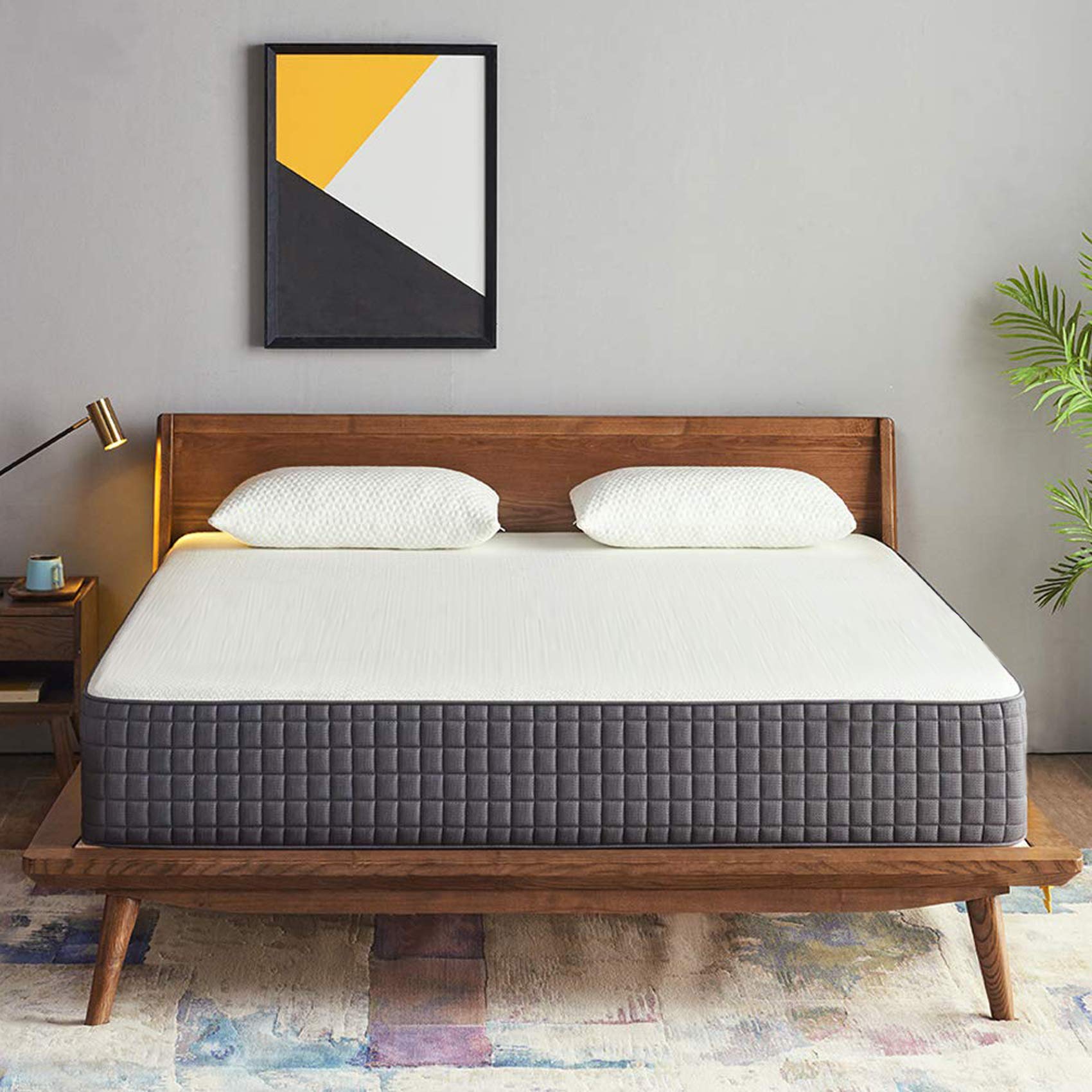 USHA SHRIRAM 7-Zone with Posture Contour Tech. 8 Inch King Size High Resilience (HR) Foam Mattress (80X72) Inch | Natural Talalay Latex Bed Mattress, Medium Firm Comfort 10 Year Warranty-image-45
