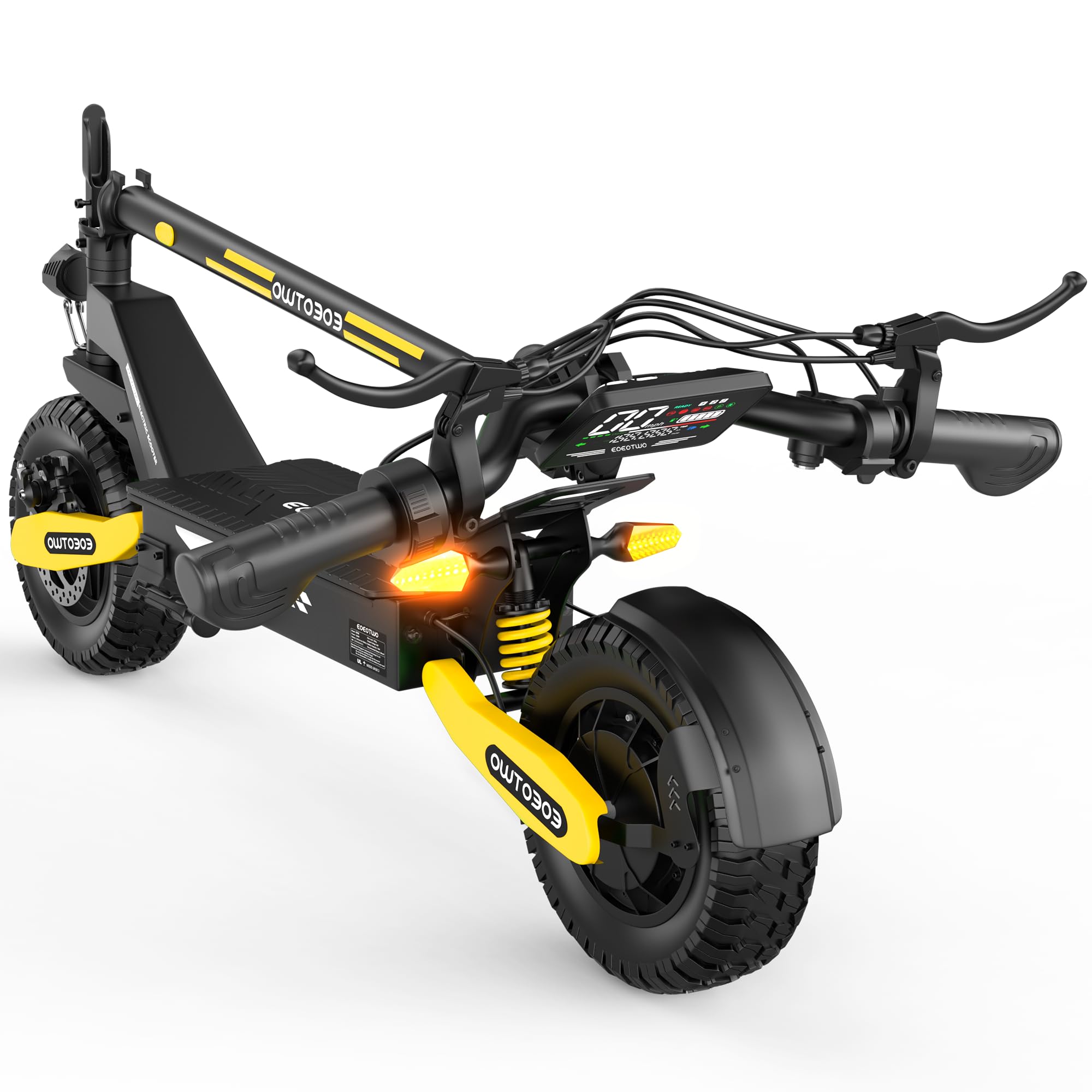 Electric Scooter Adults, 1200W/2400W, Up to 31MPH/40MPH, 25/45Miles Fast E-Scooter with 11" Off Road Tires, Heavy Duty Electric Scooters, Full Suspension, Commuting