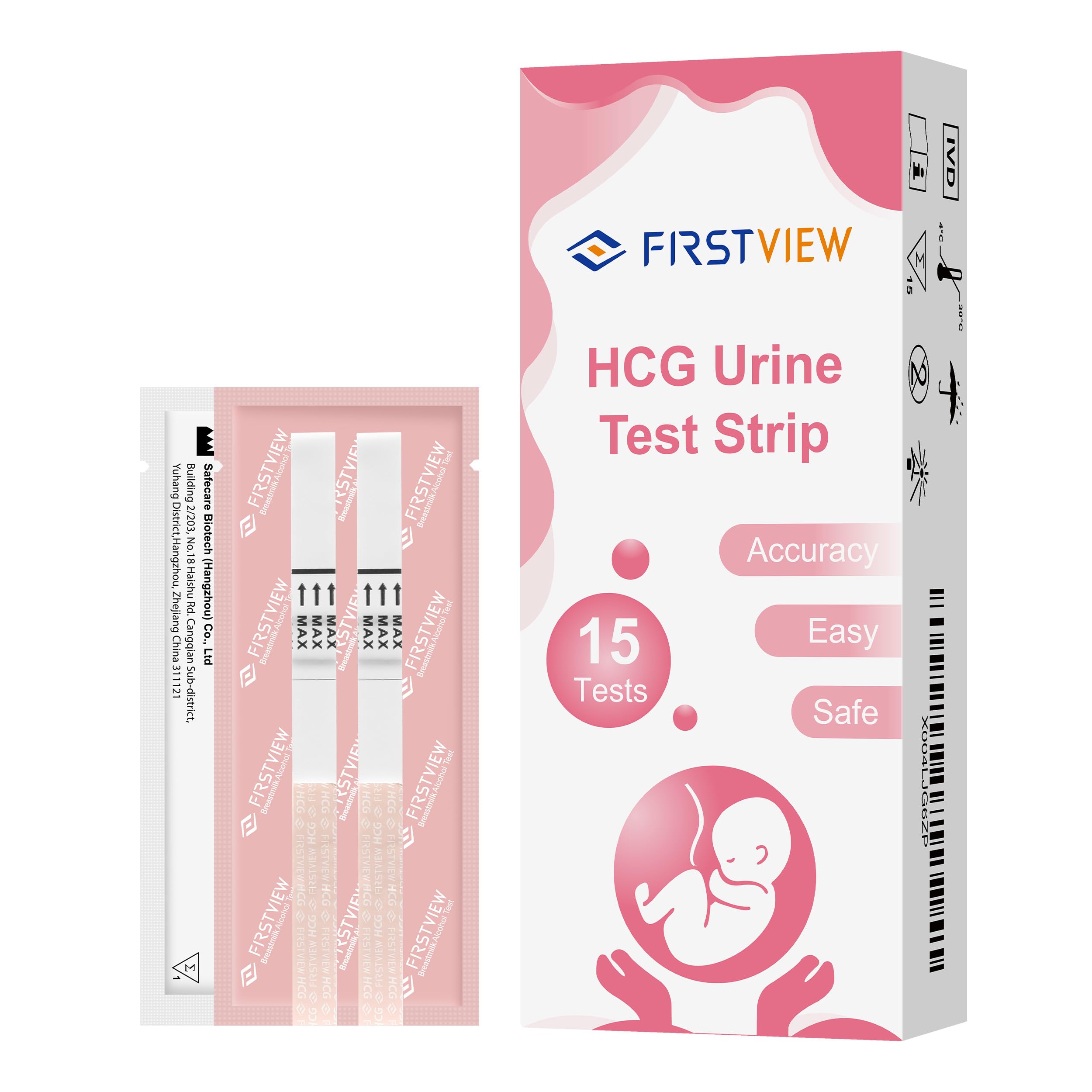 Pregnancy Test Kit 5-Minute Results Discreet and Convenient for Home use 15 Pack