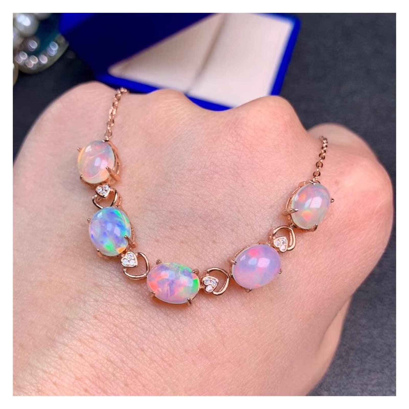 i più Venduti Bracciale con Opale Bracciale con Opale Naturale e Vero 925