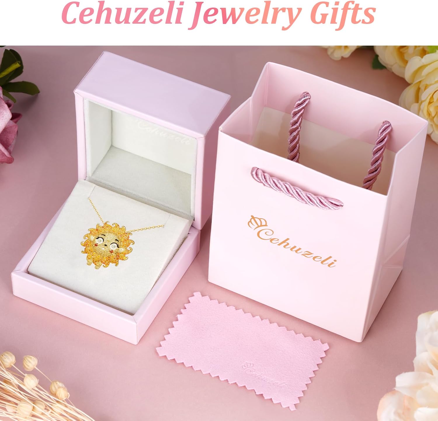 Sun Necklace S925 Sterling Siver Sun Gifts for Women Jewerly Gift for Women - Image 3