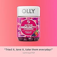 Vista 5 de Olly Gummy Active Immunity+Elderberry, 45 gomitas (1 paquete), sabor a bayas