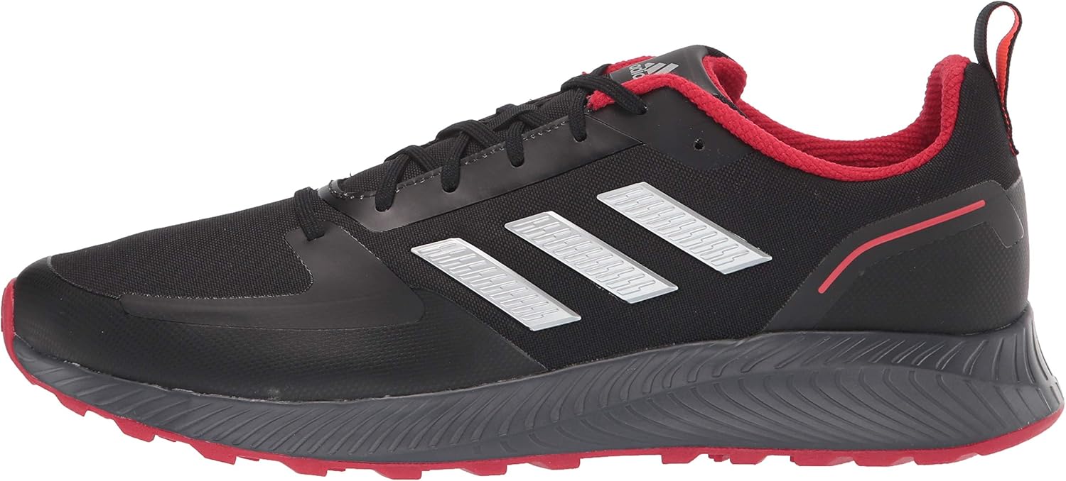 adidas Men's Runfalcon 2.0 Running Shoe 10.5 Black/Silver Metallic/Grey