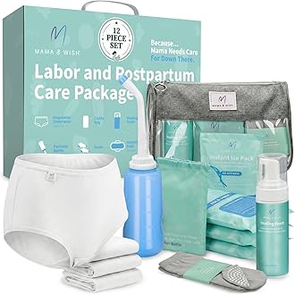 Postpartum Recovery Kit - Includes Peri Bottle, Comfy Garments & Essentials for Women After Birth