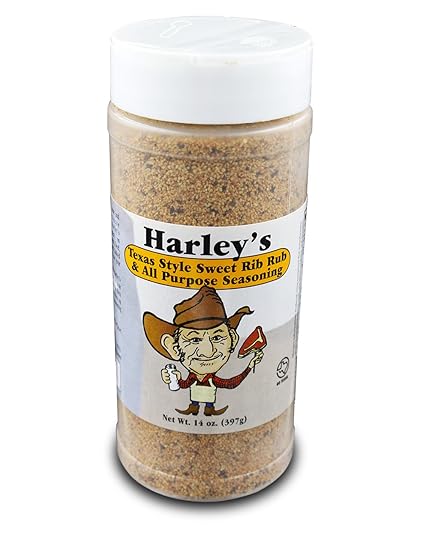 Harley's Sweet Rib Rub Texas Seasoning | All Purpose Sweet BBQ Seasoning Perfect for Seasoning Everything From Meat to Seafood.