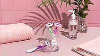 Vista 9 de BIC Soleil Sensitive - Maquinilla de afeitar desechable para mujer, triple hoja, cuenta de 3 maquinillas de afeitar, con aloe vera para un afeitado