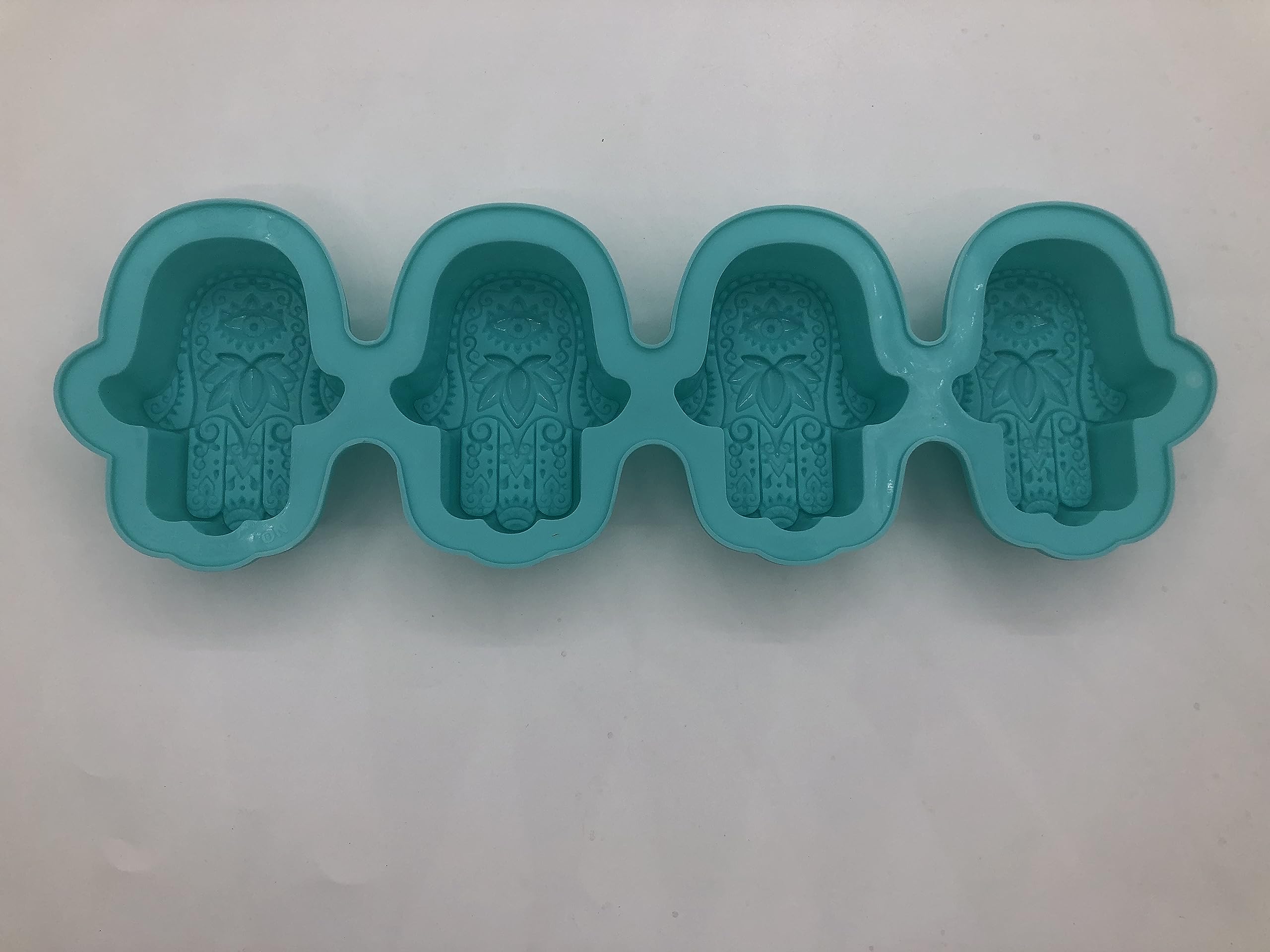 Stampo Per Sapone A Forma Di Mano Di Fatima/Loto - Silicone Alimentare Per Saponi Fatti In Casa, Candele E Cioccolatini - Foto 2