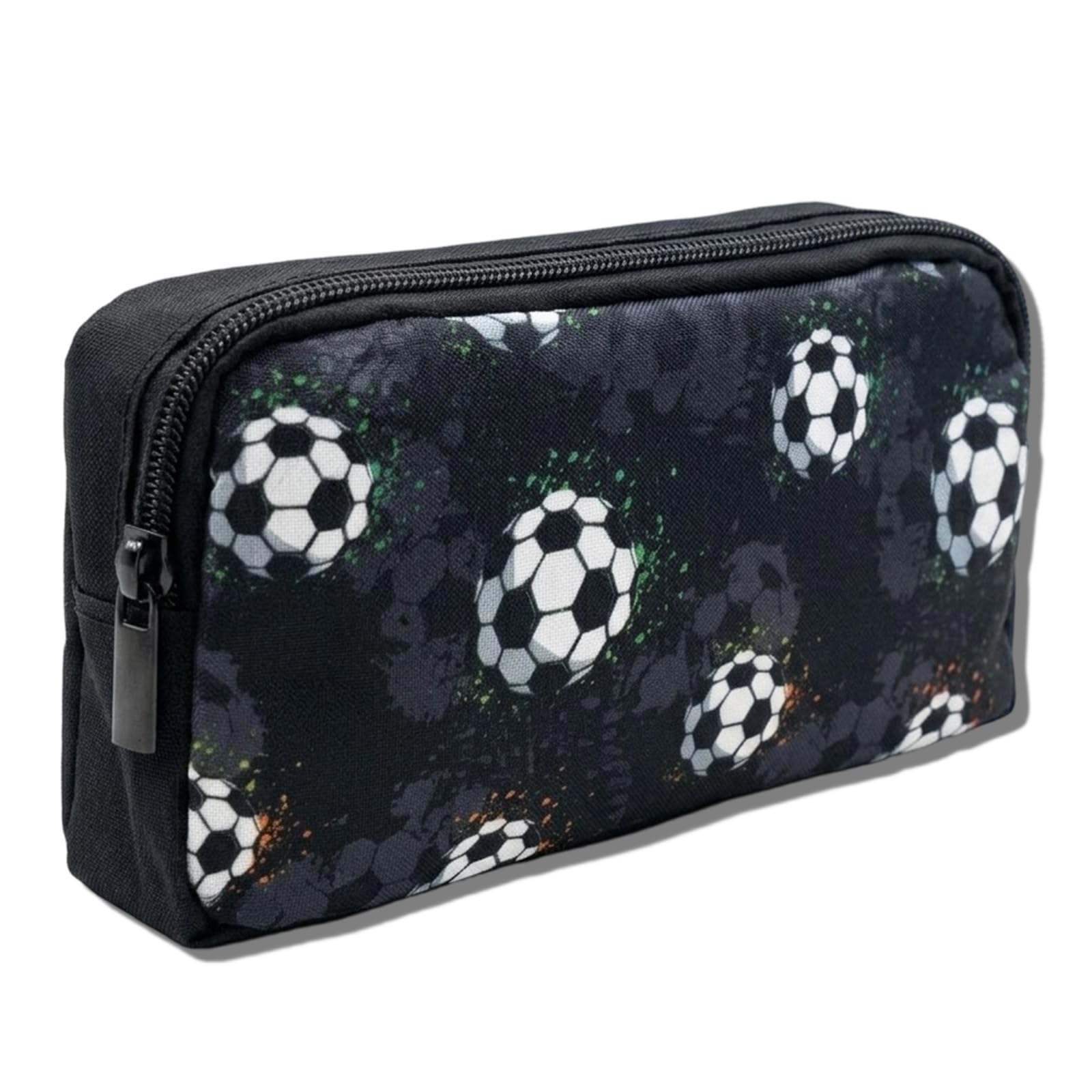YUNTRUN Football Pencil Case, Pencil Case, Large Capacity Soccer Ball Design Supply Bag for Office Stationery, Portable Students Organizer, School Classroom Pouches Holders