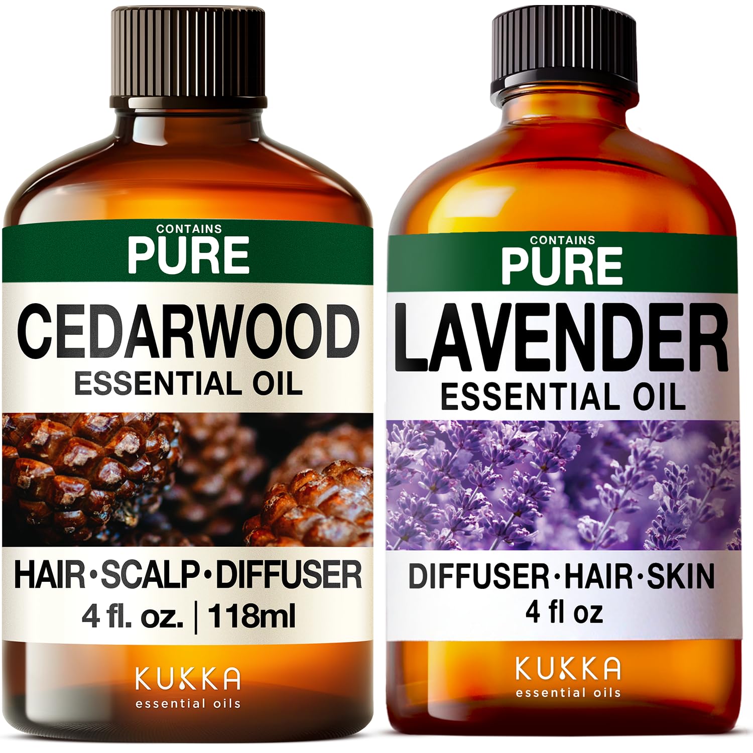 Amazon.com: Cedarwood Oil for Hair & Lavender Oil Essential Oil