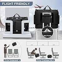 Vista 212 de Pequeña bolsa de gimnasio para mujer, bolsa de viaje con compartimento para zapatos