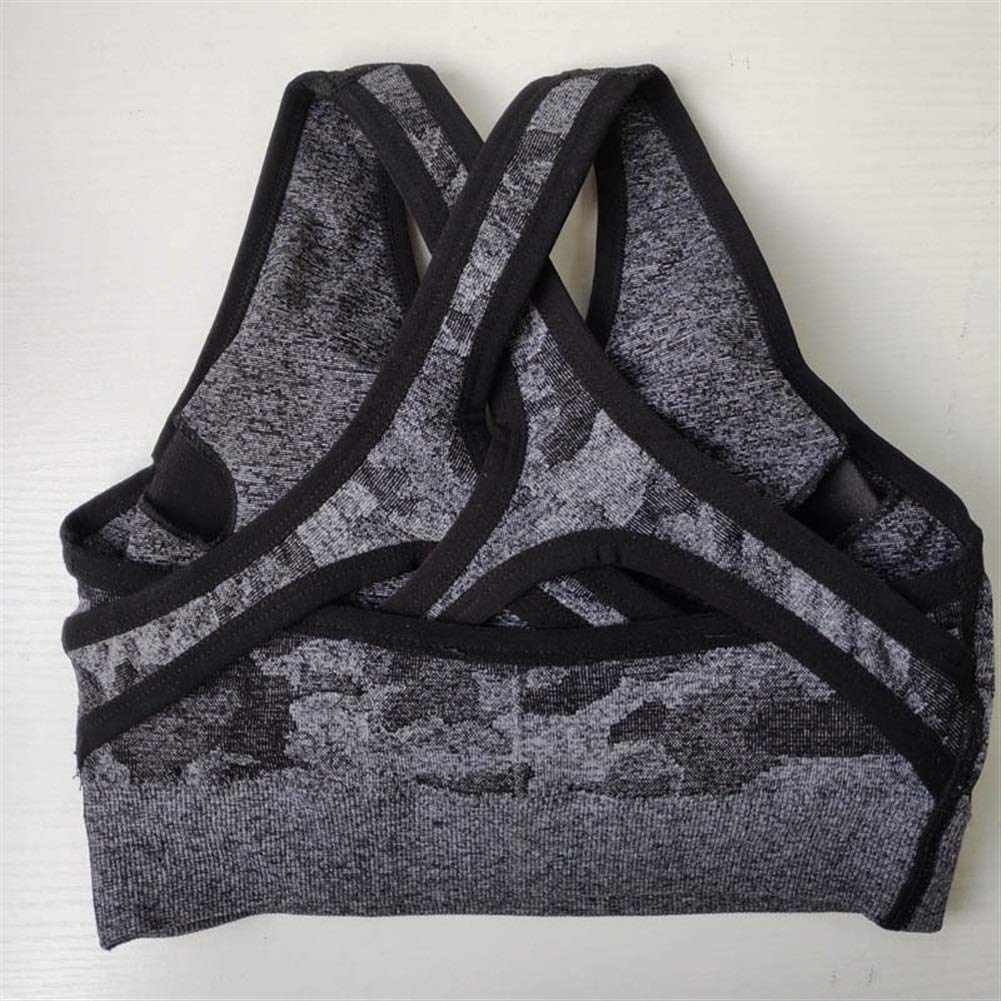 Las Mujeres Camo Sujetador sin Costura sin Fisuras Deportes Sujetador con Relleno Empuja hacia Arriba el Sujetador de los Deportes Mujeres Top de la Camisa de la Yoga Deportes Cómodo