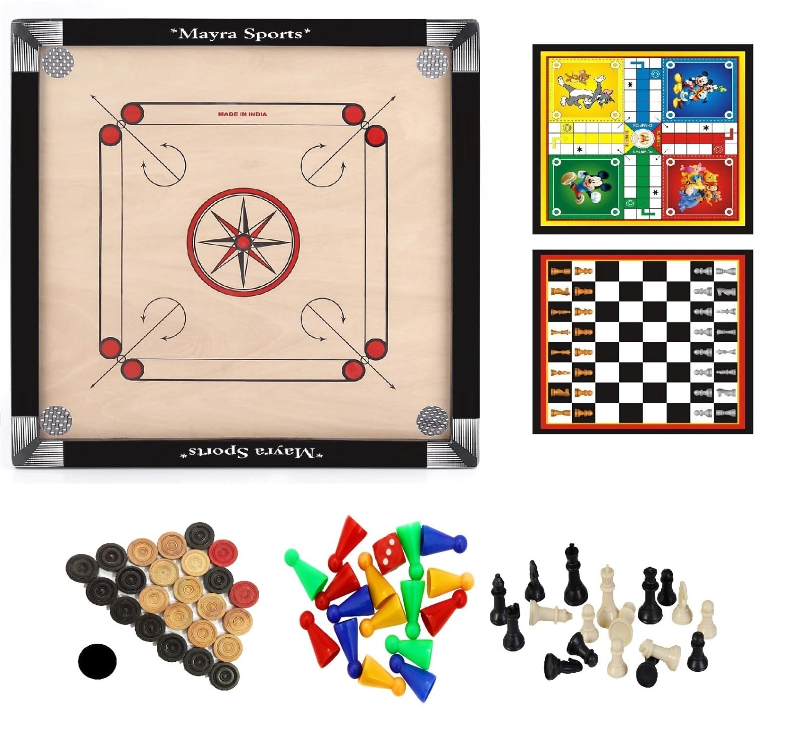 See full amazon price history chart for MSI Carrom Board Ply Extra Smooth with All Accessories (Large Carrom with Ludo Chess) MSI Carrom Board Ply Extra Smooth with All Accessories (Large Carrom with Ludo Chess) (B0CPF3GB8Q) Amazon Price History, Amazon Price Tracker