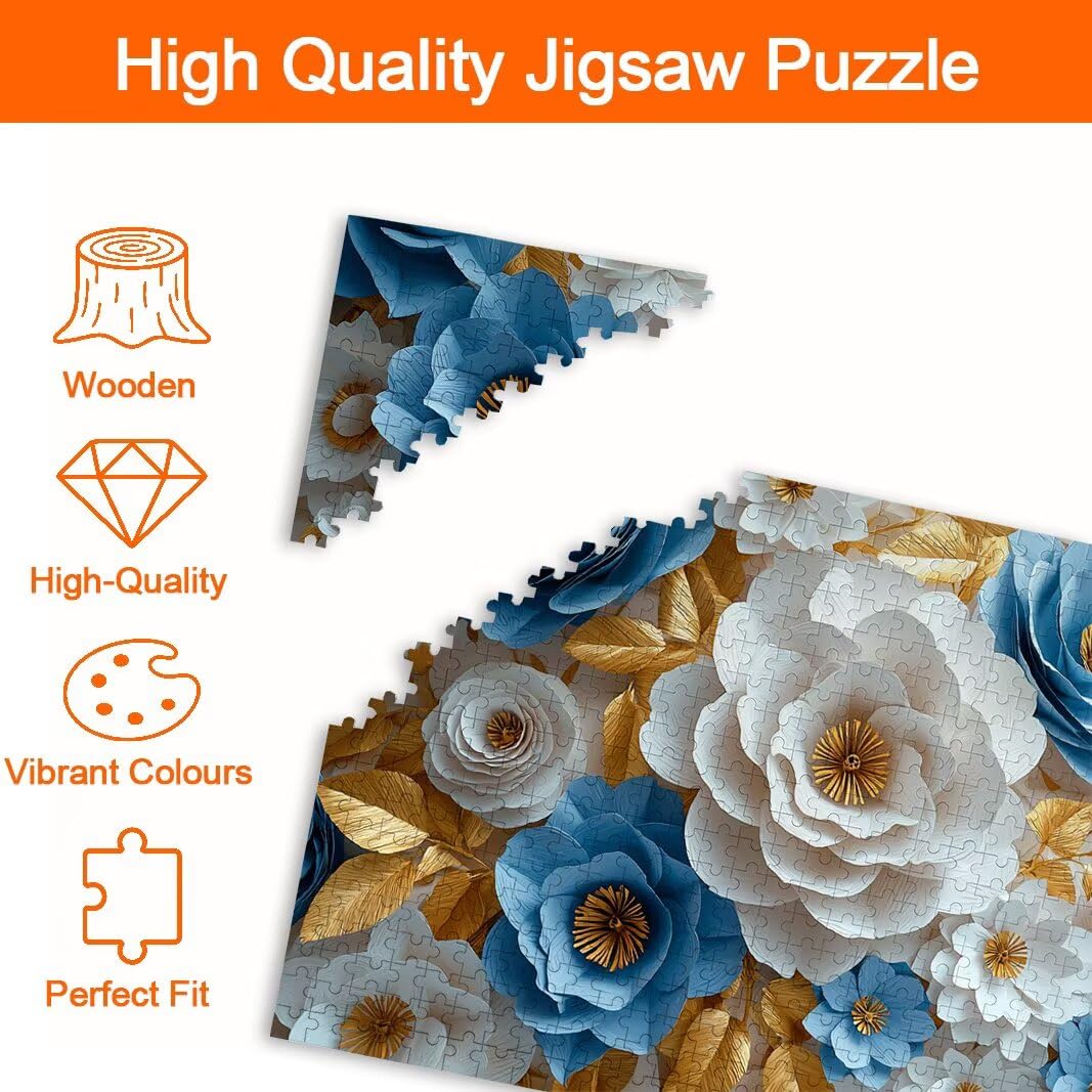 Puzzle Fiore, Puzzle 5000 Pezzi Adulti per Decor, Regalo Donna/Uomo -8482