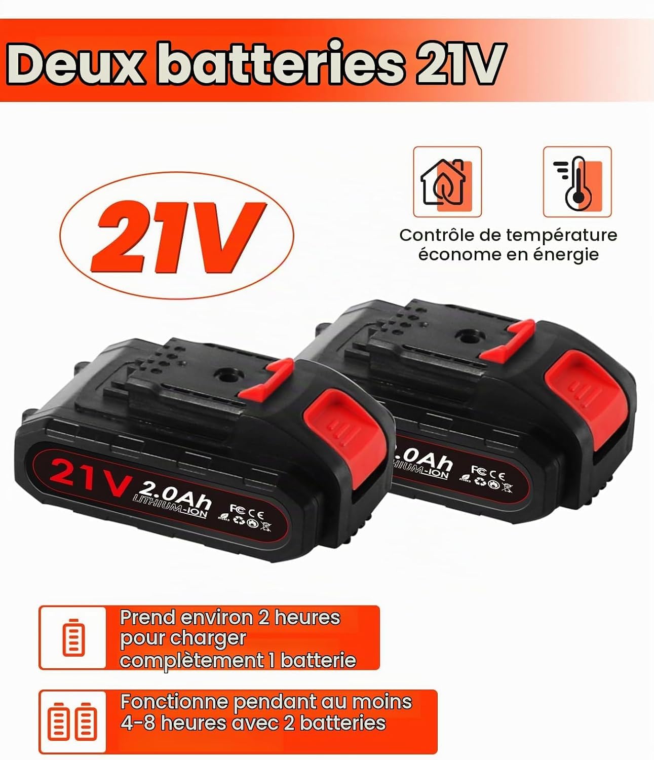 Forbici Potatura a Batteria, Cesoie Potatura Elettriche Professionali con 2x2000mAh Batterie, Motore Brushless, Forbice Elettrica Potatura per Giardinaggio