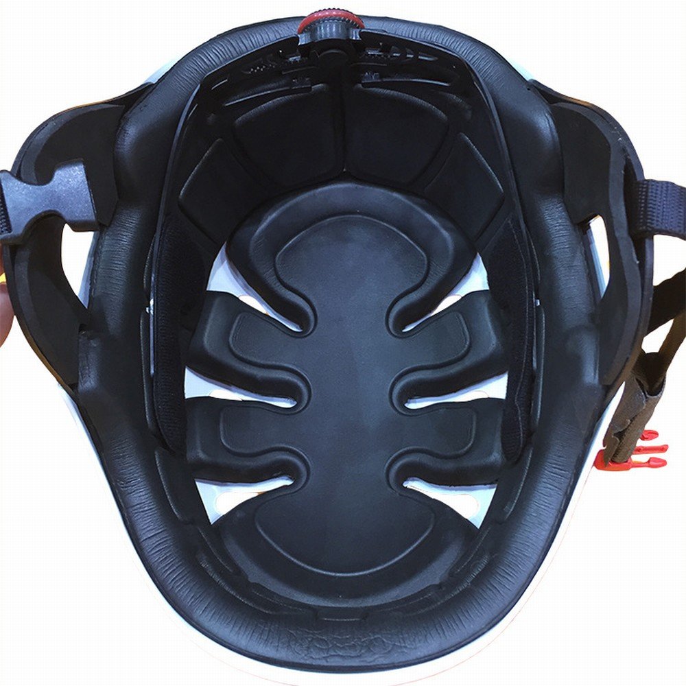 GZZ Casco da Sci Nautico di Protezione Antinfortunistica per Sport Acquatici, Elmetto Drifting per Il Salvataggio del Limite di Acqua per Uomini e Donne,Nero Opaco,S/M