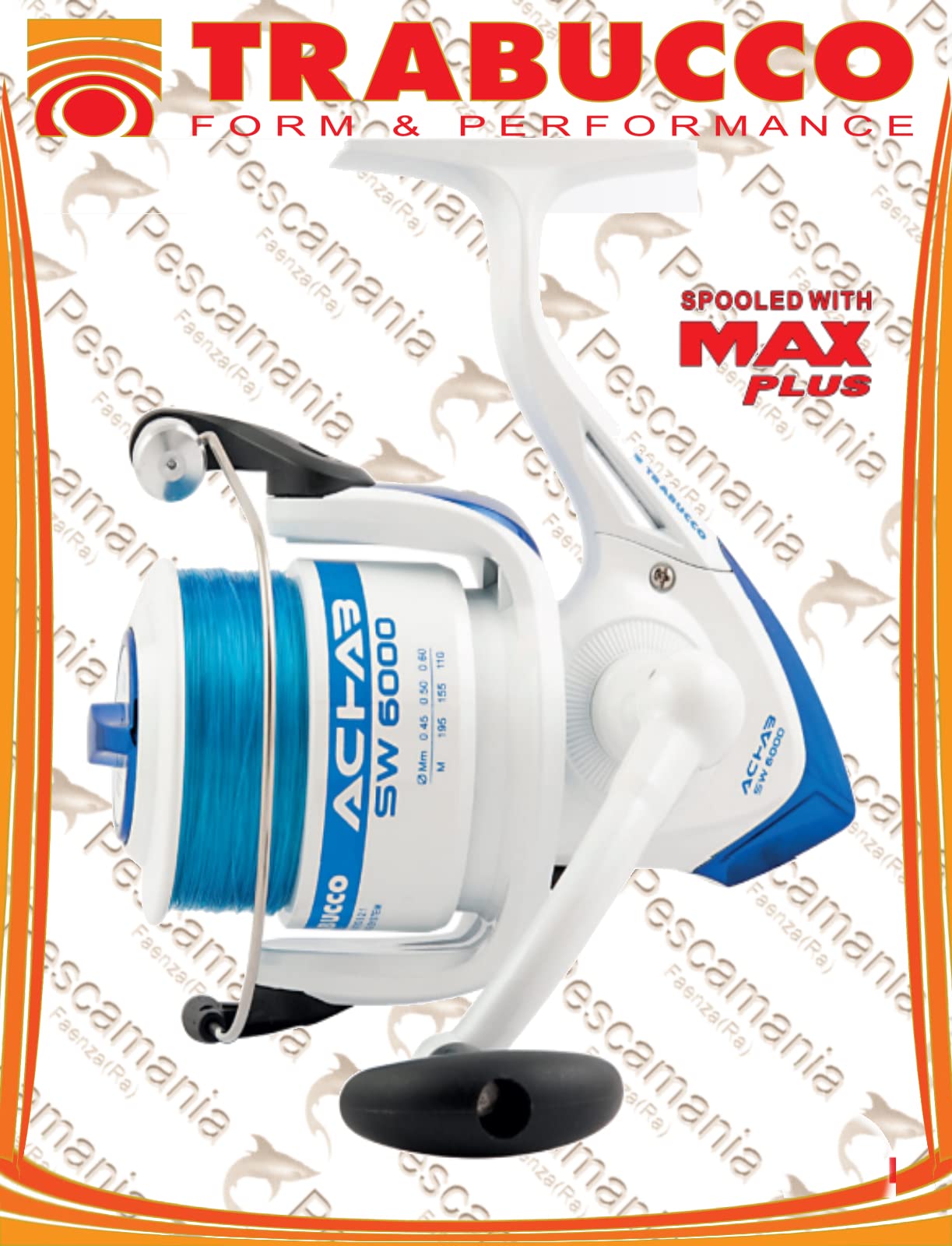 Trabucco Fishing reel Ahab 6000 SW Fishing Surf : Amazon.nl: Sports &  Outdoors