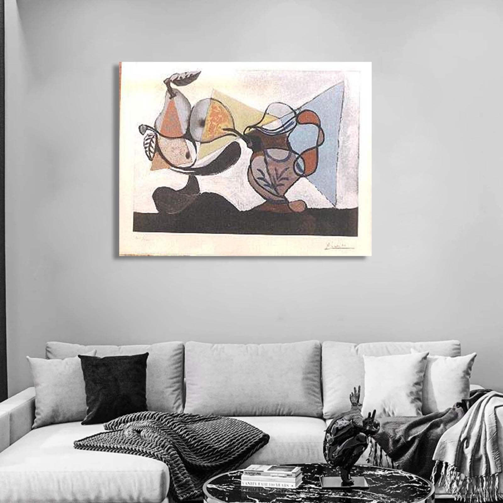 Schule Von Paris Pablo Picasso Kubismus Leinwanddruck – Professionelle QualitäT Reproduktion Modern Kunst​ 20x26cm