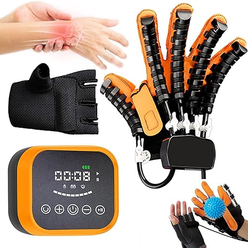 Miniatura 9 de Hand Function Rehabilitation Robotic Gloves Generations Hemiplegia, Stroke Patient Finger Trainer Robot Rehab Auxiliary Gloves Left Recovery