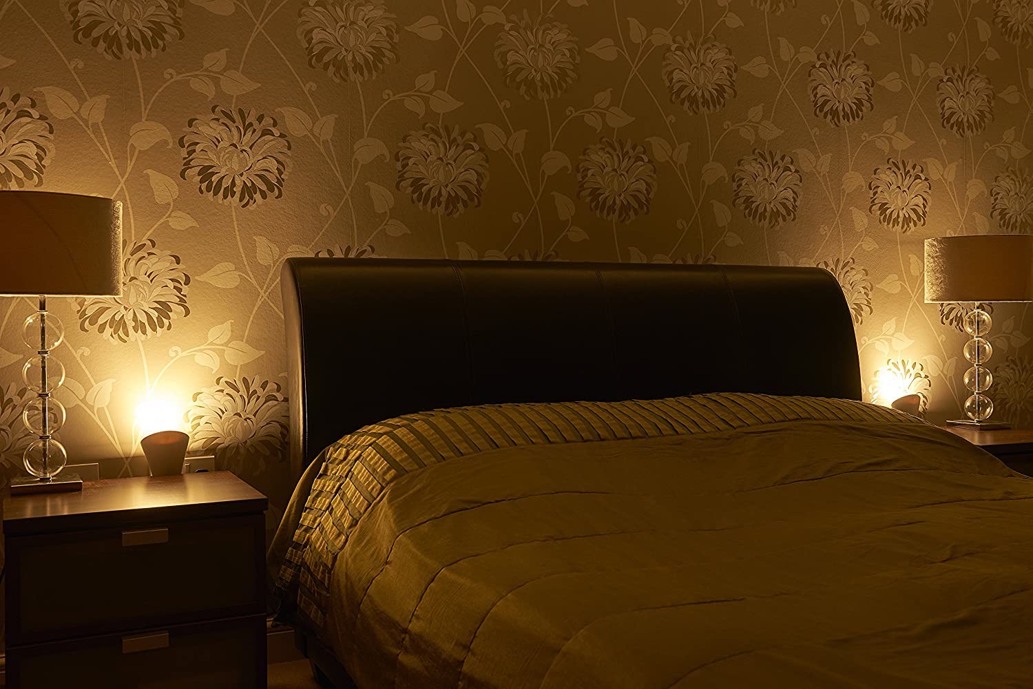 Auraglow Plug in GU10 Spotlight Wandfluter Licht Steckdose Wandfluter Lampe - Keine LED-Birne im Lieferumfang enthalten