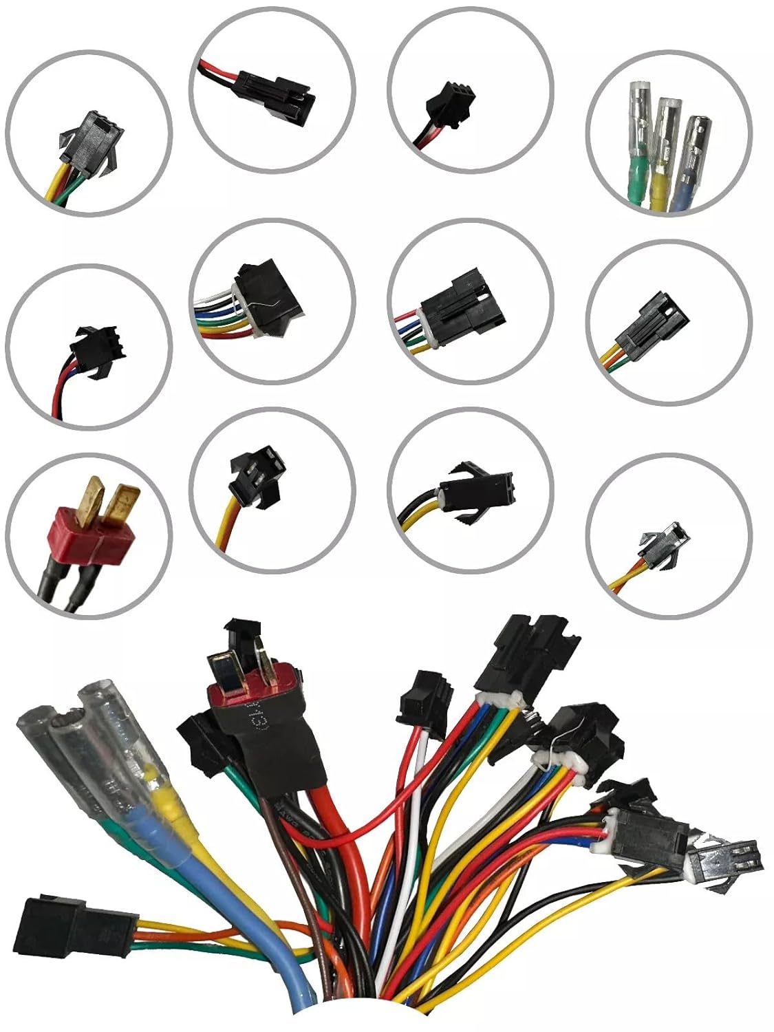 Electric Bike Brushless Motor Controller JH4AJ3012DZXQS E-Bike Controller 48V 20inches