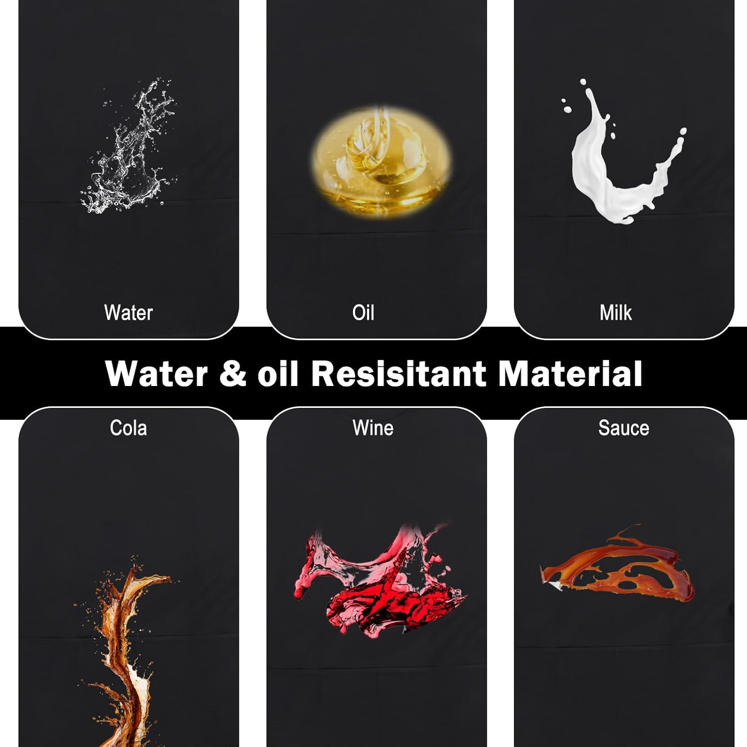 Unisex Cobbler Apron with 2 Pockets, Adjustable Water & Oil Resistant Apron Art Smock for Work Kitchen Cooking - Image 4