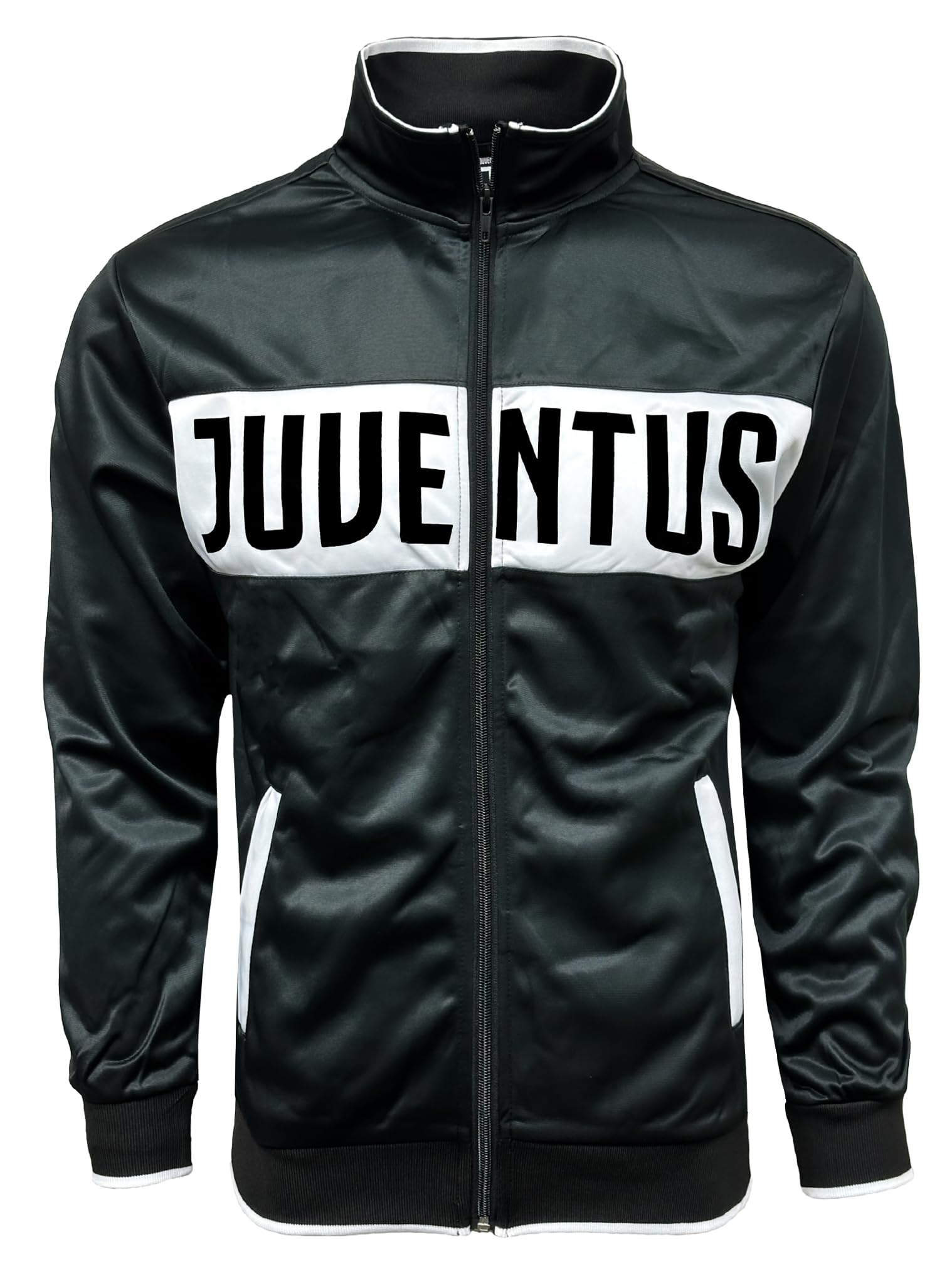 Icon Sports Men's Juventus Track Jacket, Compatible With Juventus Full Zip Jacket Adult Sizes (XX-Large)
