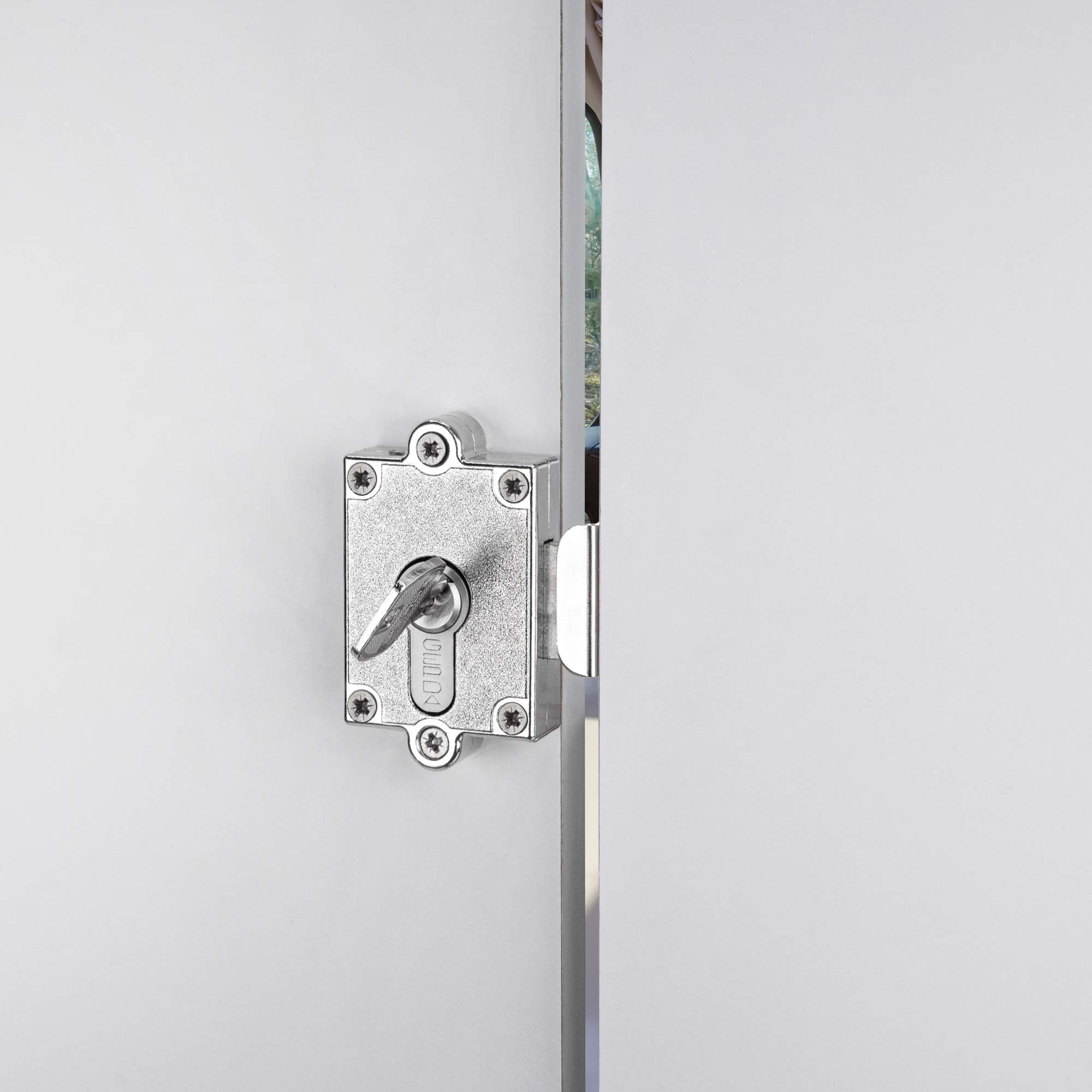 Gedotec® Truc Tang Serrure Cylindrique Aufsch Raub Château Meubles Serrure Pour Portes En Bois & Chargement Portes | Professionnel Meubles Châteaux Kit Complet