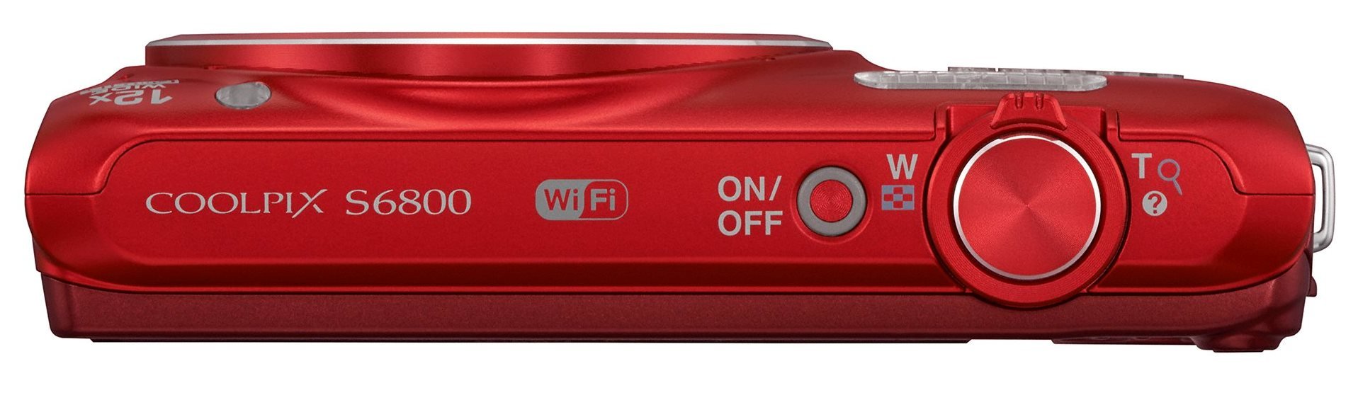 Nikon Coolpix S6800 Compact Digital Camera - Red (16.0MP, 12x