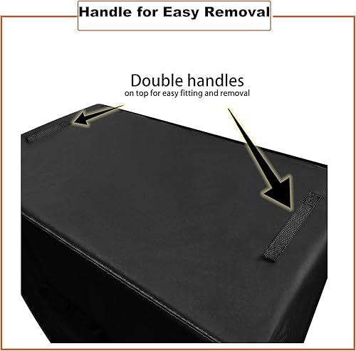 Miniatura 4 de Cubierta para congelador de pecho, impermeable, a prueba de polvo, para exteriores o interiores, para congelador profundo, apta para congelador