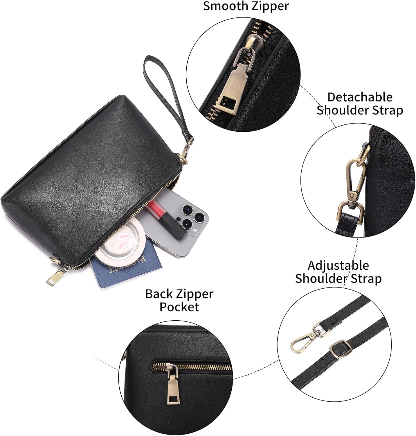 GAEKEAO Crossbody Bags for Women RFID Blocking Leather Cross Body Bag Purses Women's Crossbody Handbags - Image 6