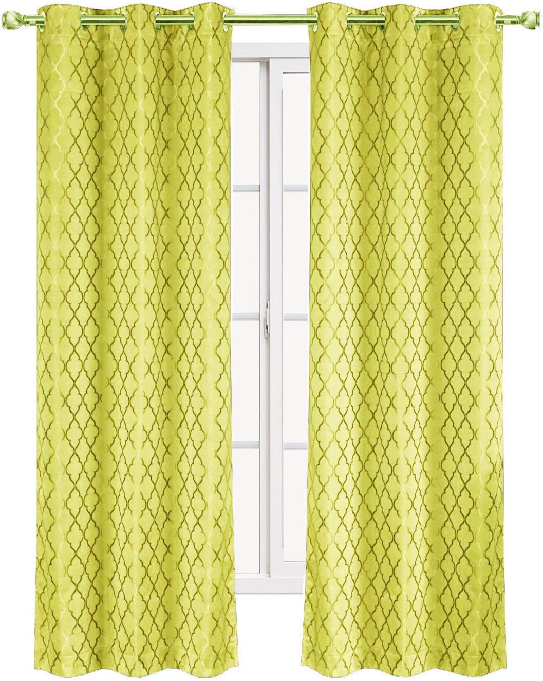 Royal Tradition Pamela 108-Inch Wide x 84-Inch Long, Thermal Insulated Set of 2 Blackout Curtains, Beige