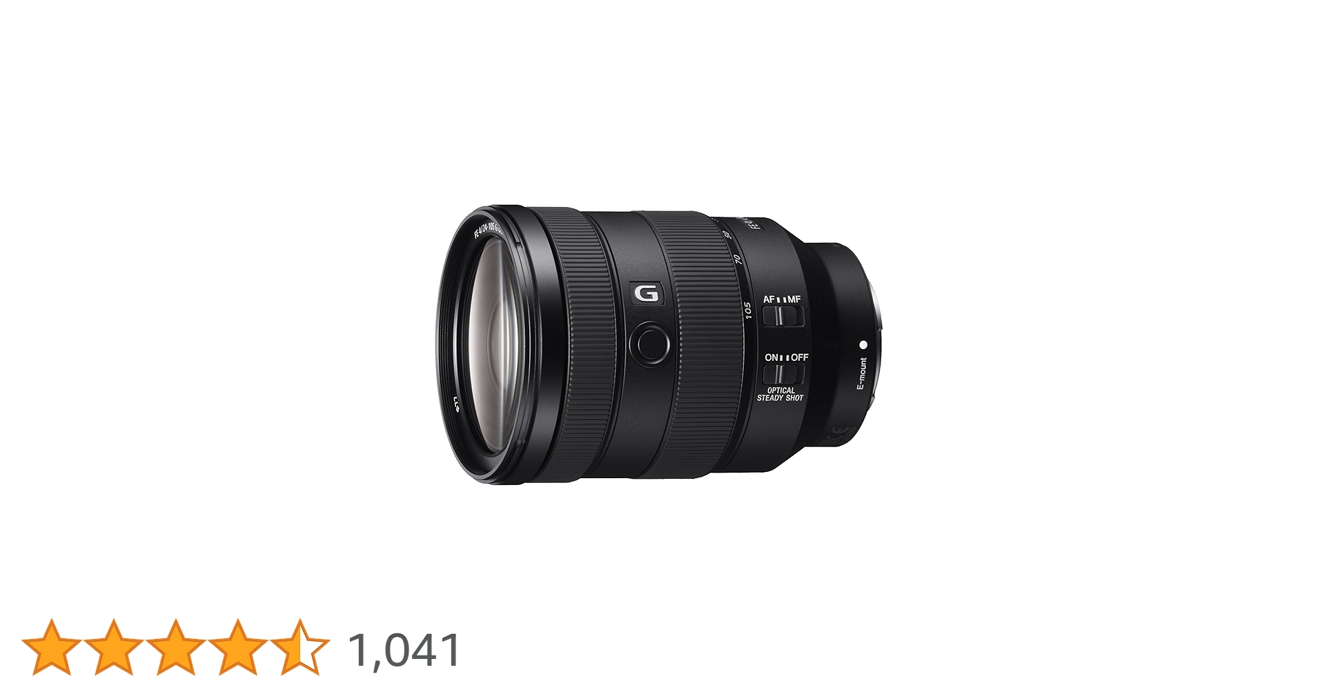 Sony SEL24105G Full Frame E-Mount 24-105mm F4 Constant Lens Black