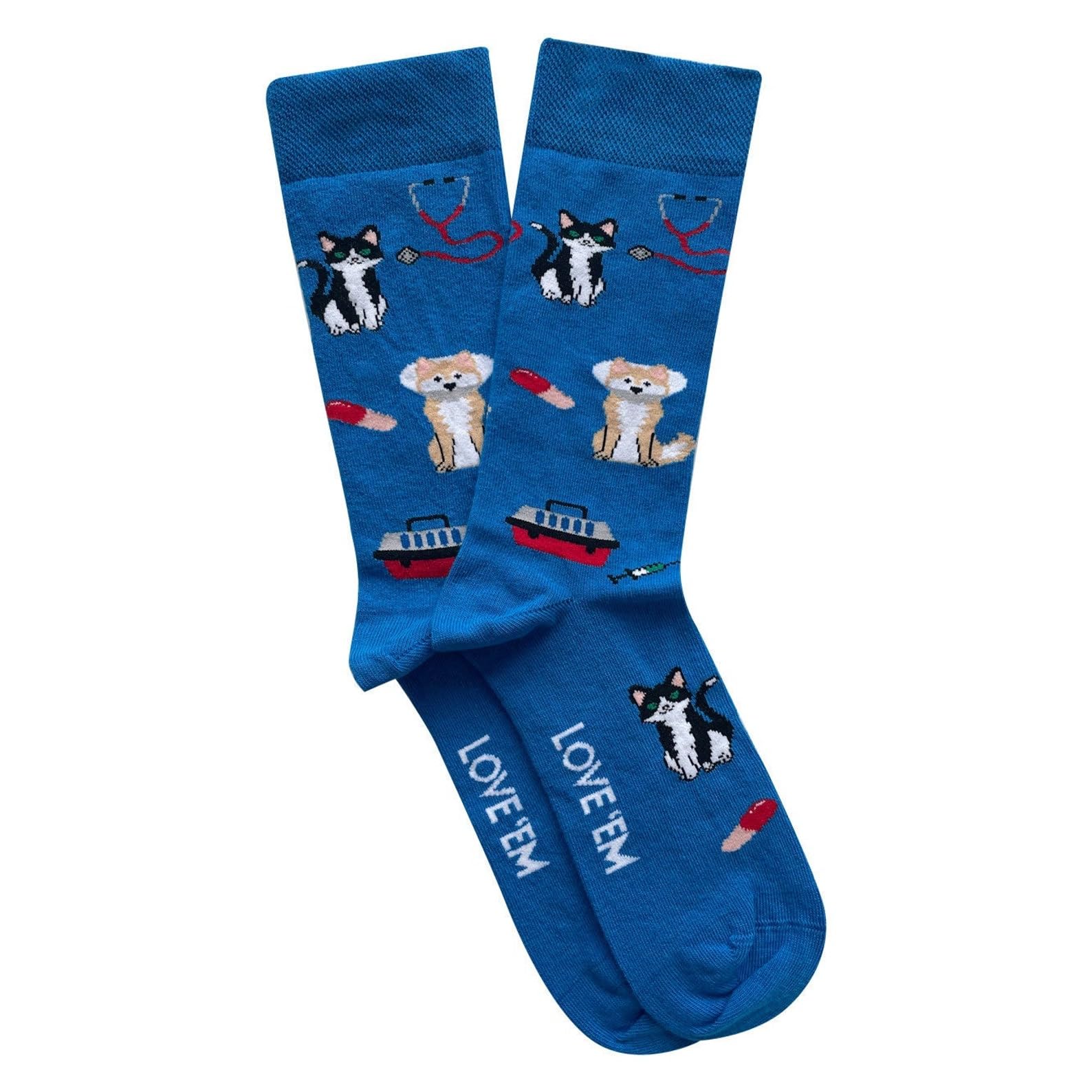 Love'em VETERINARY NOVELTY THEME SOCKS